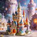 Enchanted Dream Castle 3D Wooden Puzzle